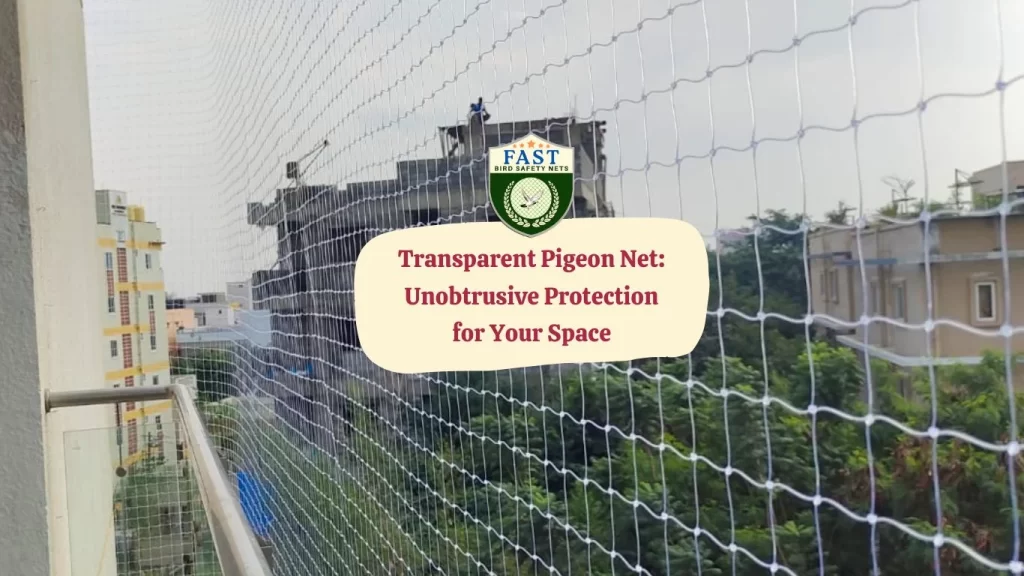 Transparent Pigeon Net: Unobtrusive Protection for Your Space