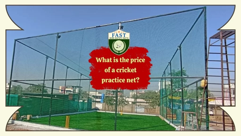 What is the price of a cricket practice net?