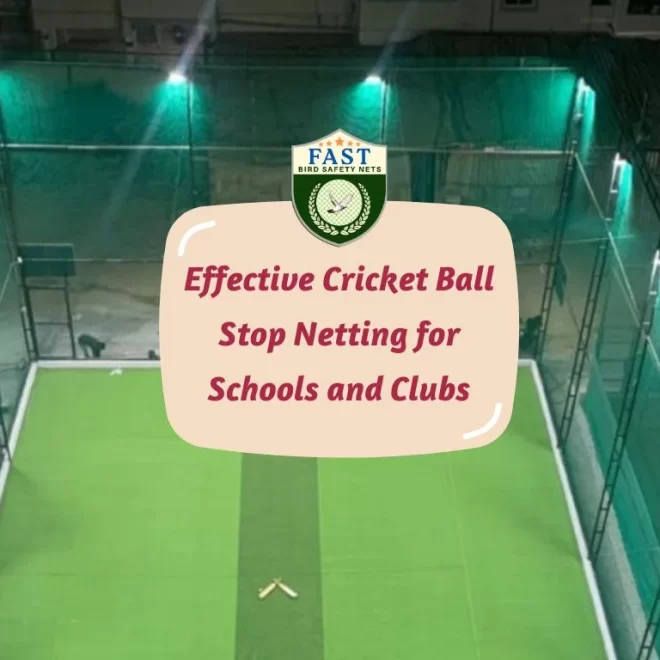 Effective Cricket Ball Stop Netting for Schools and Clubs