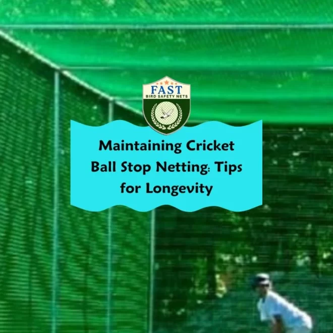 Maintaining Cricket Ball Stop Netting: Tips for Longevity