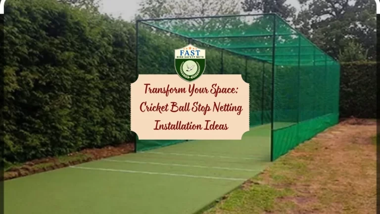 Transform Your Space: Cricket Ball Stop Netting Installation Ideas