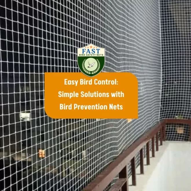 Easy Bird Control: Simple Solutions with Bird Prevention Nets