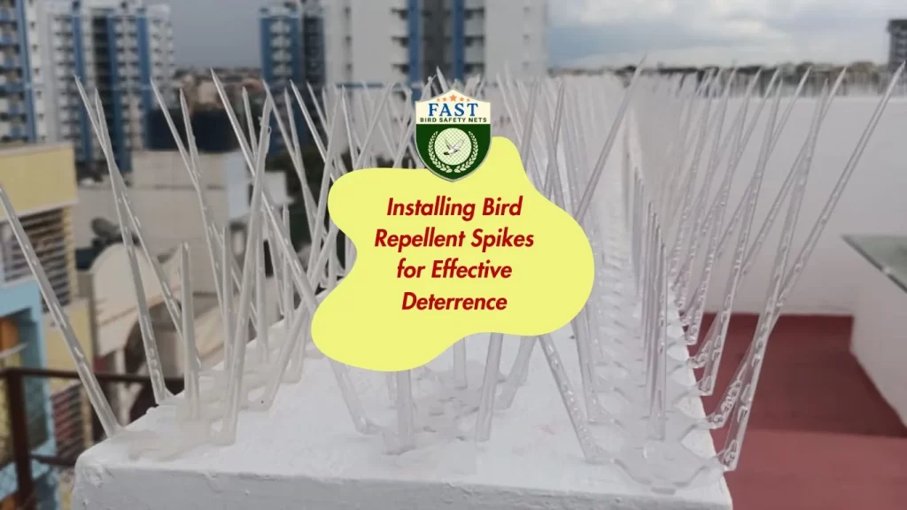 Installing Bird Repellent Spikes for Effective Deterrence