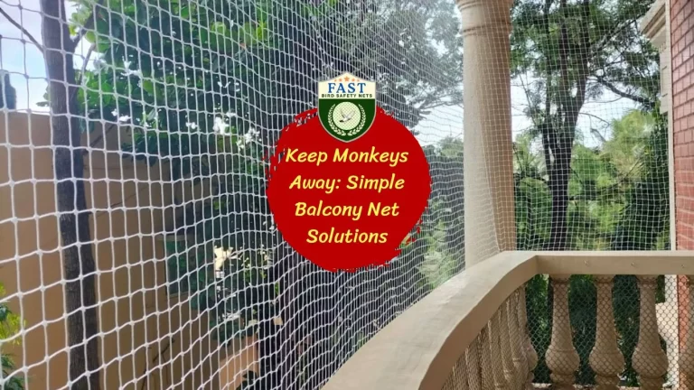 Keep Monkeys Away: Simple Balcony Net Solutions