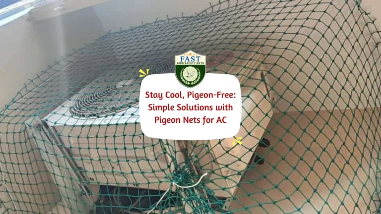 Stay Cool, Pigeon-Free: Simple Solutions with Pigeon Nets for AC