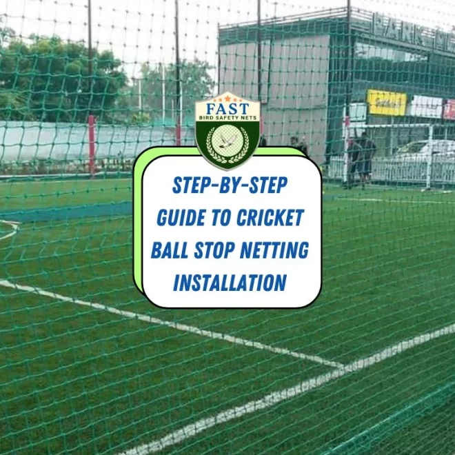 Step-by-Step Guide to Cricket Ball Stop Netting Installation