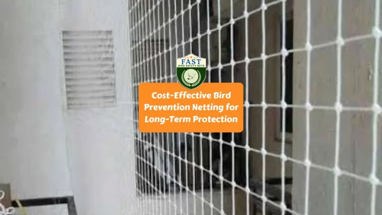 Cost-Effective Bird Prevention Netting for Long-Term Protection