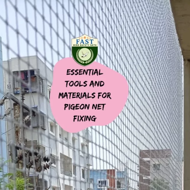 Essential Tools and Materials for Pigeon Net Fixing