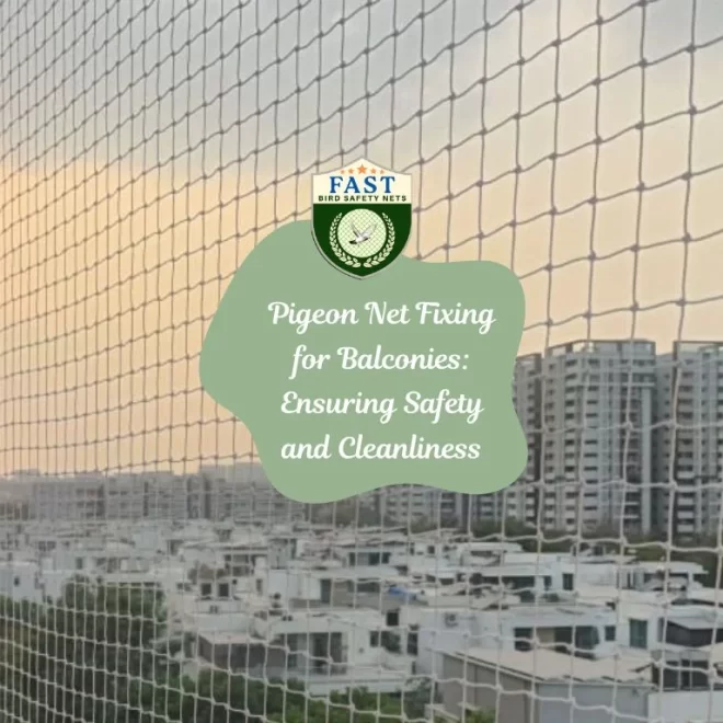 Pigeon Net Fixing for Balconies: Ensuring Safety and Cleanliness